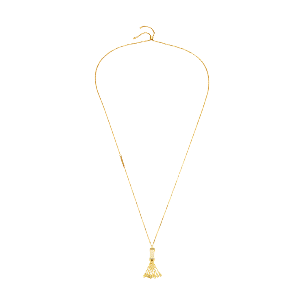 Tassel / Necklace Pearl Gold