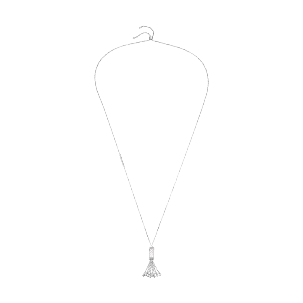 Tassel / Necklace Pearl Silver