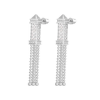 Tassel / Earrings Pearl Silver