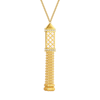 Tassel / Necklace Pearl Gold