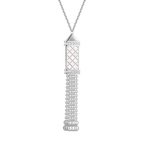 Tassel / Necklace Pearl Silver