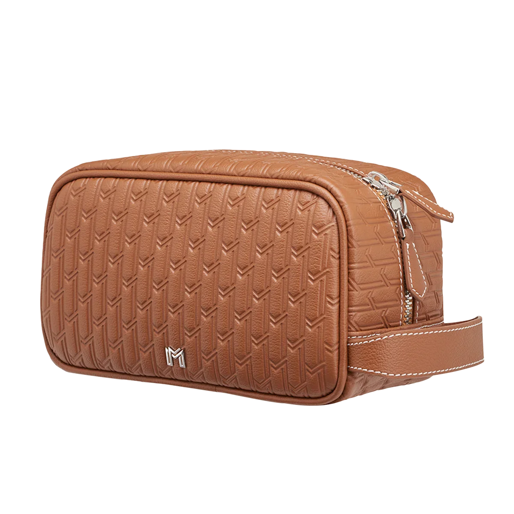 Travel Pouch Tan / Silver