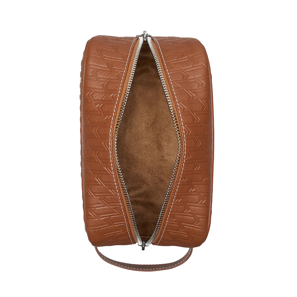 Travel Pouch Tan / Silver