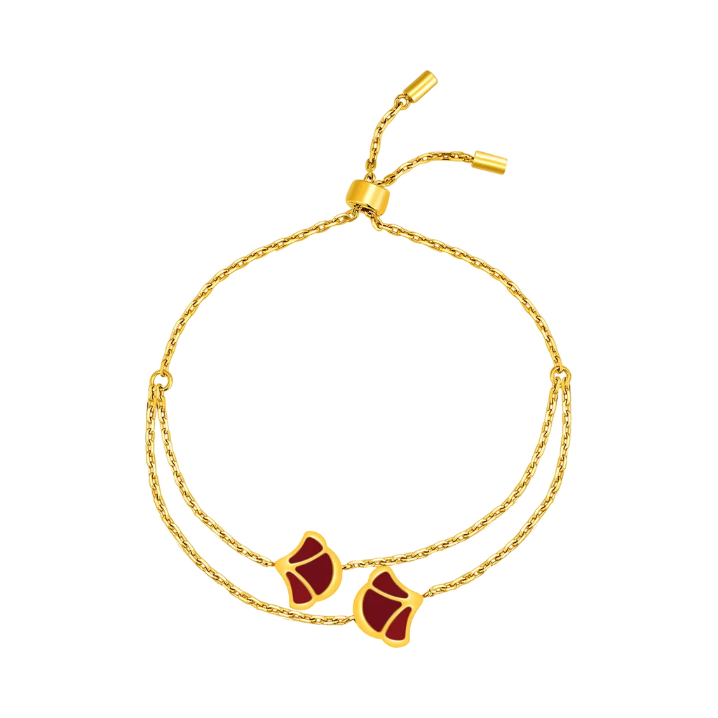 Tulip / Set Red Gold