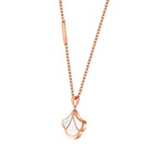 Tulip / Necklace Pearl Rose Gold