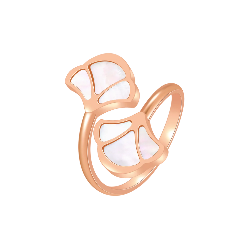 Tulip / Set Pearl Rose Gold