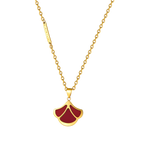 Tulip / Necklace Red Gold
