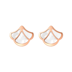 Tulip / Earrings Pearl Rose Gold