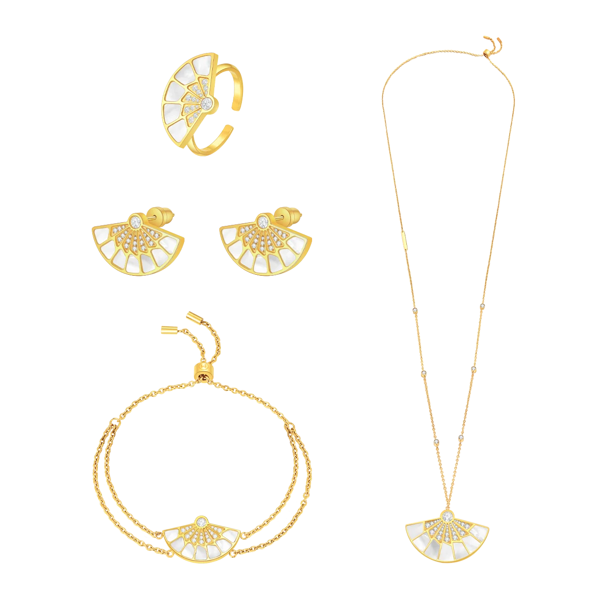 Fan / Set Gold