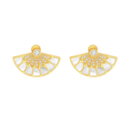 Fan / Earrings Gold