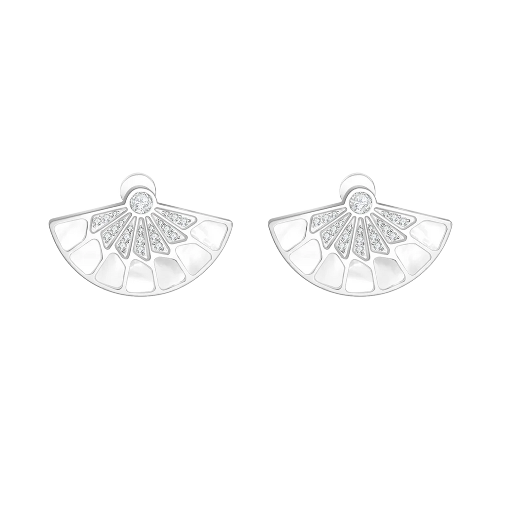 Fan / Earrings Silver