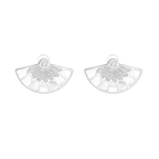 Fan / Earrings Silver