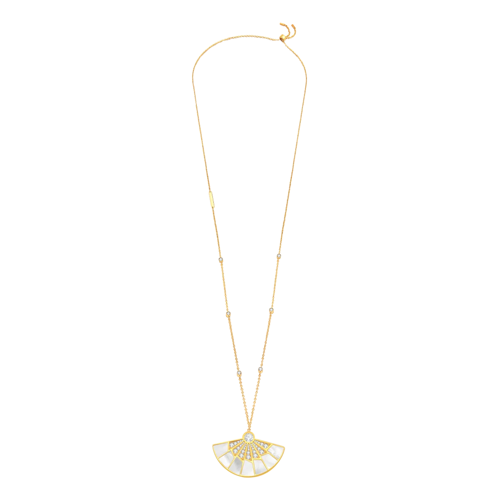 Fan / Necklace Gold