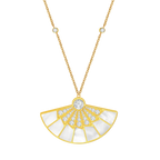 Fan / Necklace Gold
