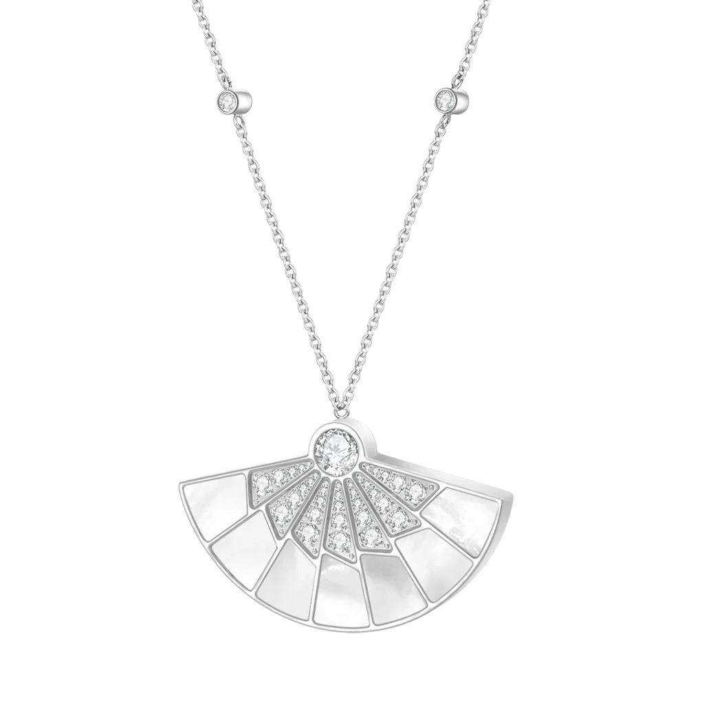 Fan / Necklace Silver
