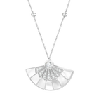 Fan / Necklace Silver