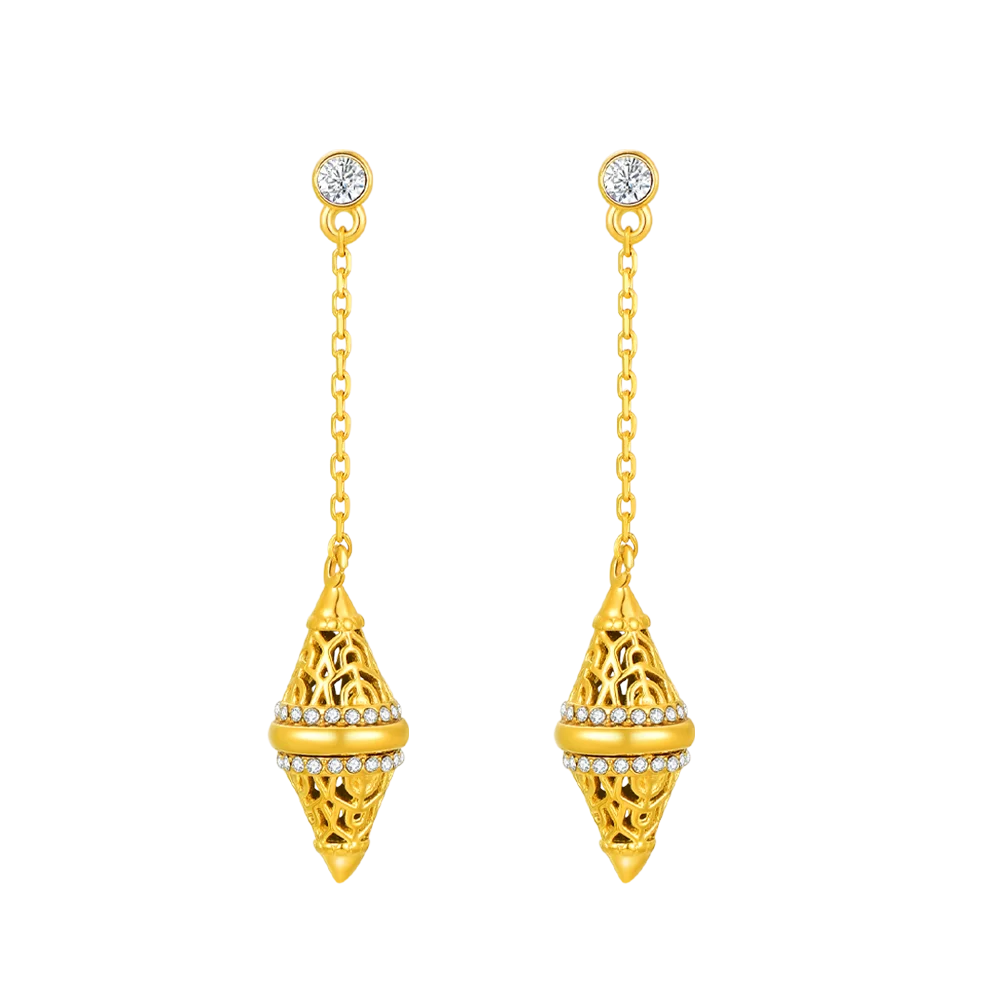 Lantern / Earrings Gold