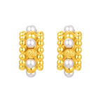 Sadaf / Earrings Pearl Gold