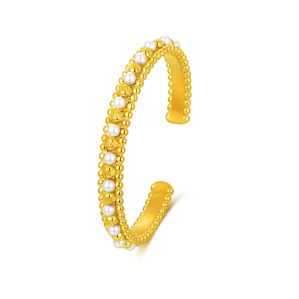 Sadaf / Bangle Pearl Gold