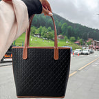 Mini Tote Bag Black / Tan