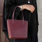 Mini Tote Bag / Burgundy
