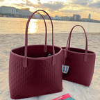 Travel Tote / Burgundy