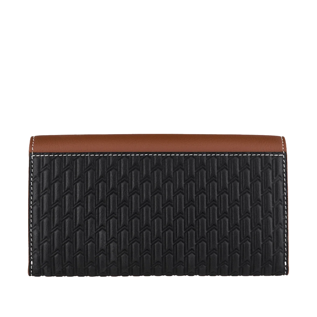 Camel Leather Black & Tan / Silver