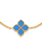 Joory / Bracelet Teal Gold