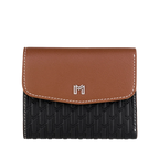 Camel Leather Black & Tan / Silver